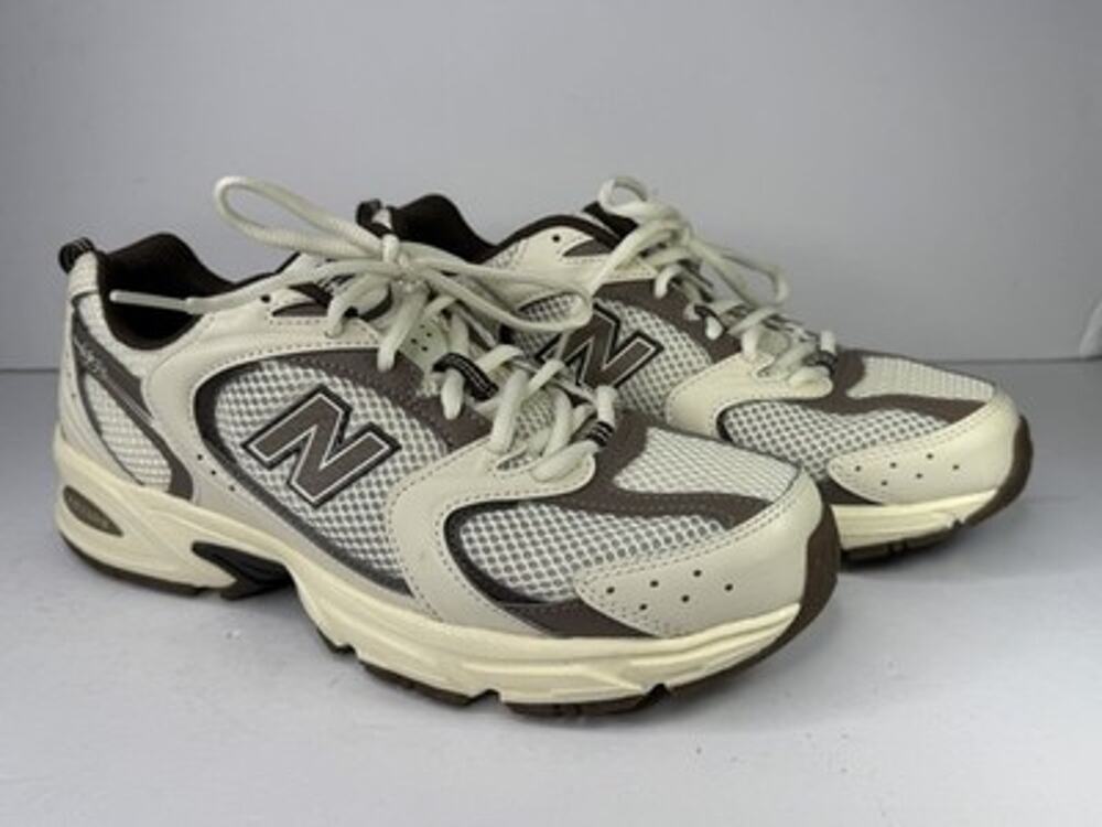 New Balance 530 Shoes Mens 8 D White Brown Cushioned Running Sneaker MR530ASM